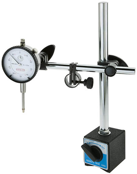 Grizzly Magnetic Base-Dial Indicator Combo