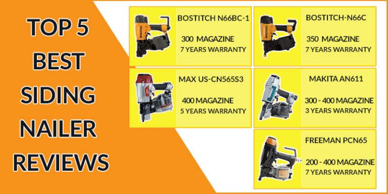 Top 5 Best Siding Nailer Reviews In 2024