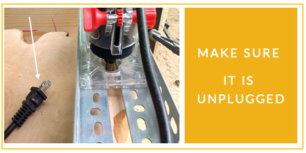 router table unplugged