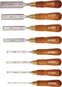 Narex Premium 8 PC Set Chisels with Hornbeam Handles