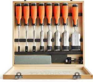 VonHaus Premium Craftsman Woodworking Wood Chisel Set