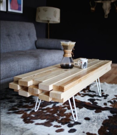 DIY Wooden Coffee Table